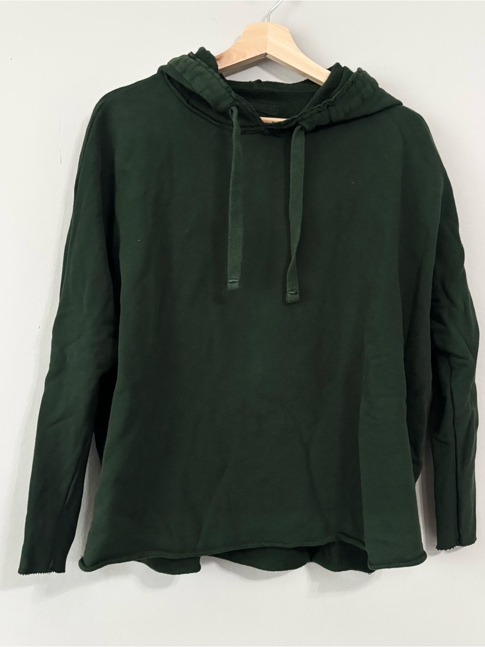 Frank & Eileen Dark Forest Green Pullover 100% Cotton Hoodie
